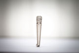 Gamsbarthülse H40mm / D6mm Metall sil - silber/sil