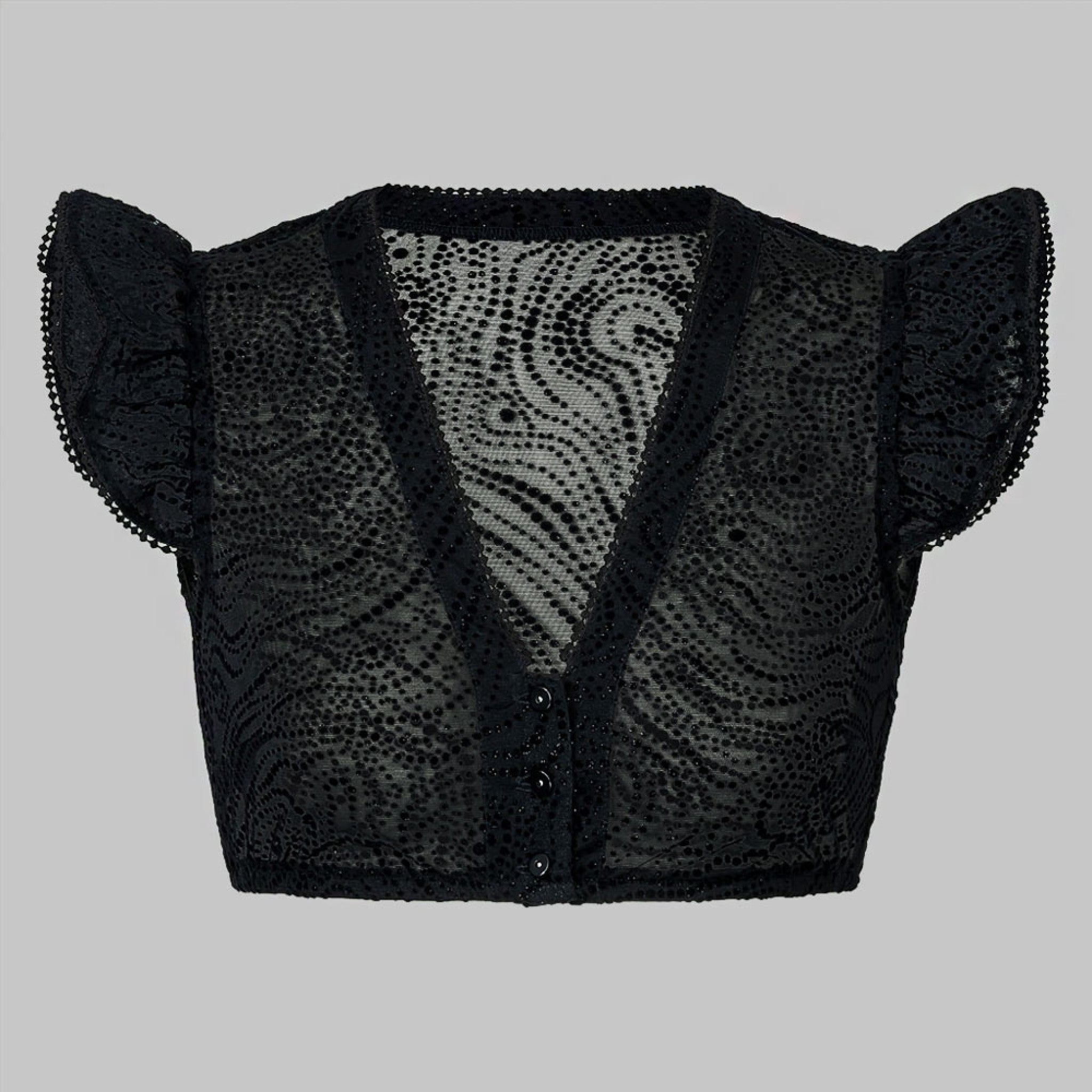 Dirndlbluse GIGI mit V-Ausschnitt und - 0892/schwa