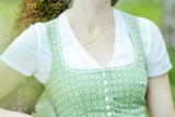Dirndlbluse Kurzarm V-Ausschnitt - 04/weiß