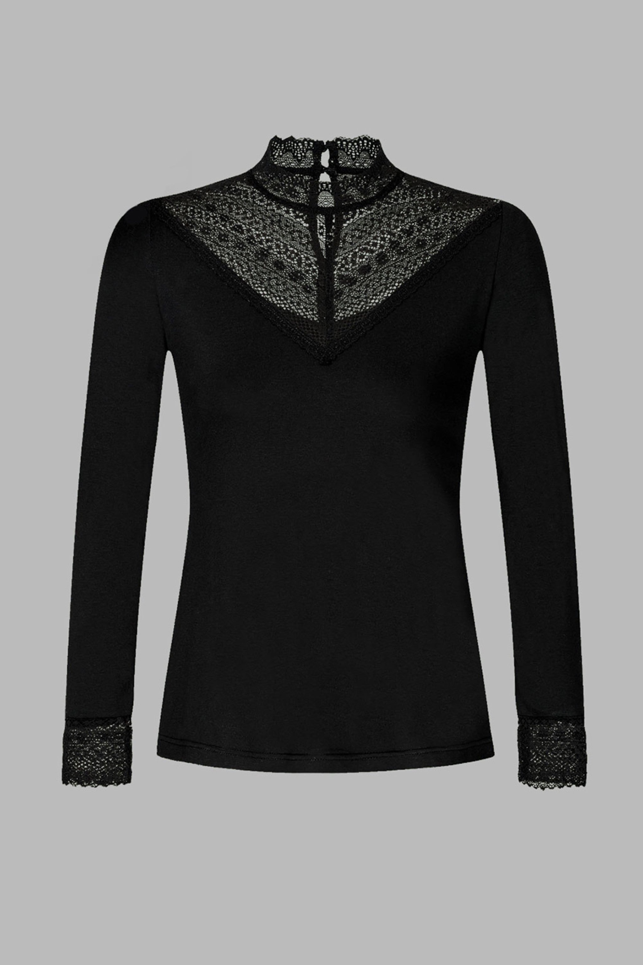 Langarmshirt ANNEMARIE - 08/schwarz