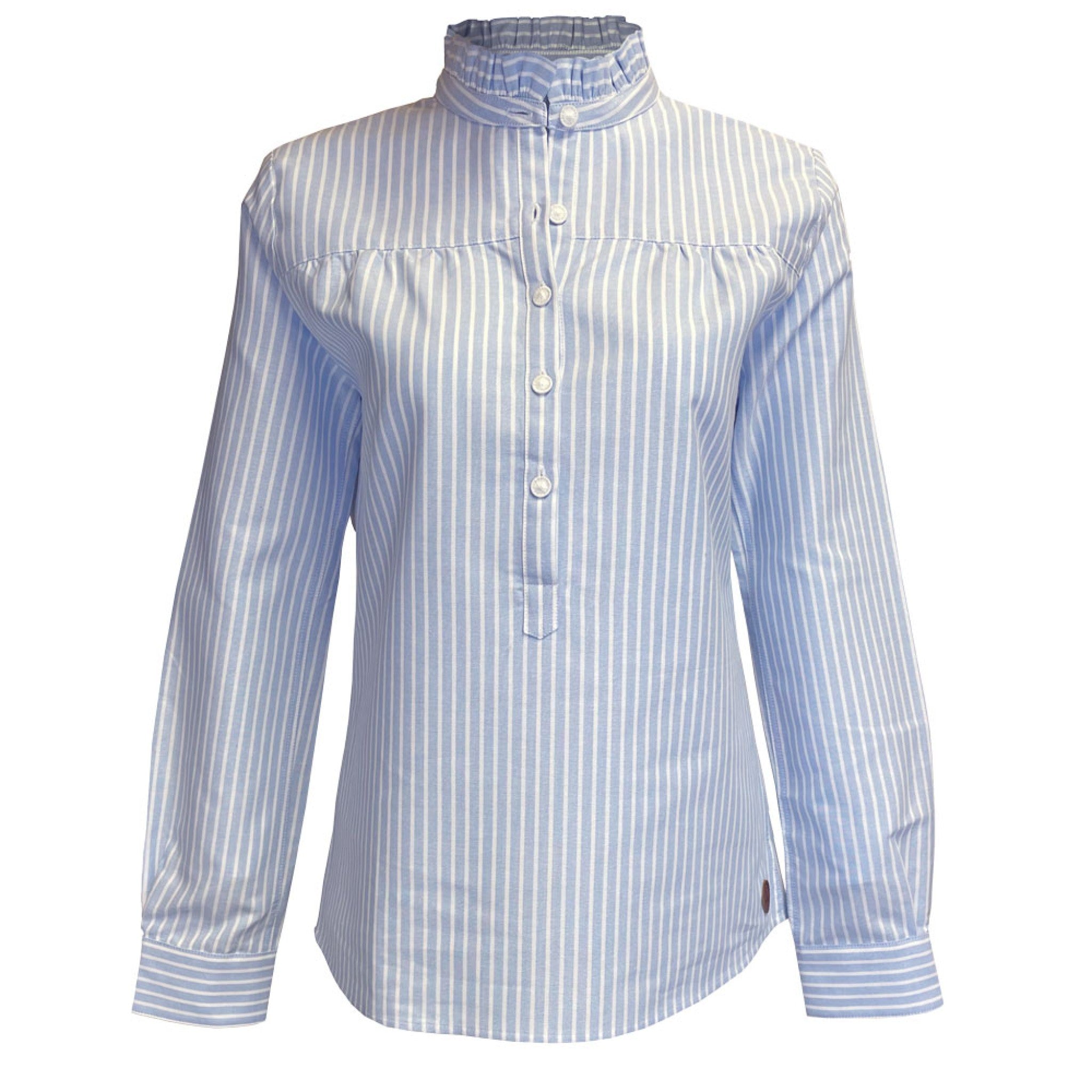 Wiesner Gwand | Bluse NANA-LANGARM ge - 525/blau-w