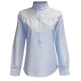 Wiesner Gwand | Bluse NANA-LANGARM ge - 525/blau-w