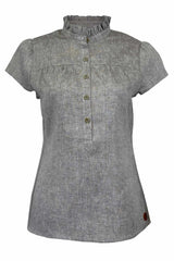 Wiesner Gwand | Bluse NANA-KURZARM Le - 825/braun