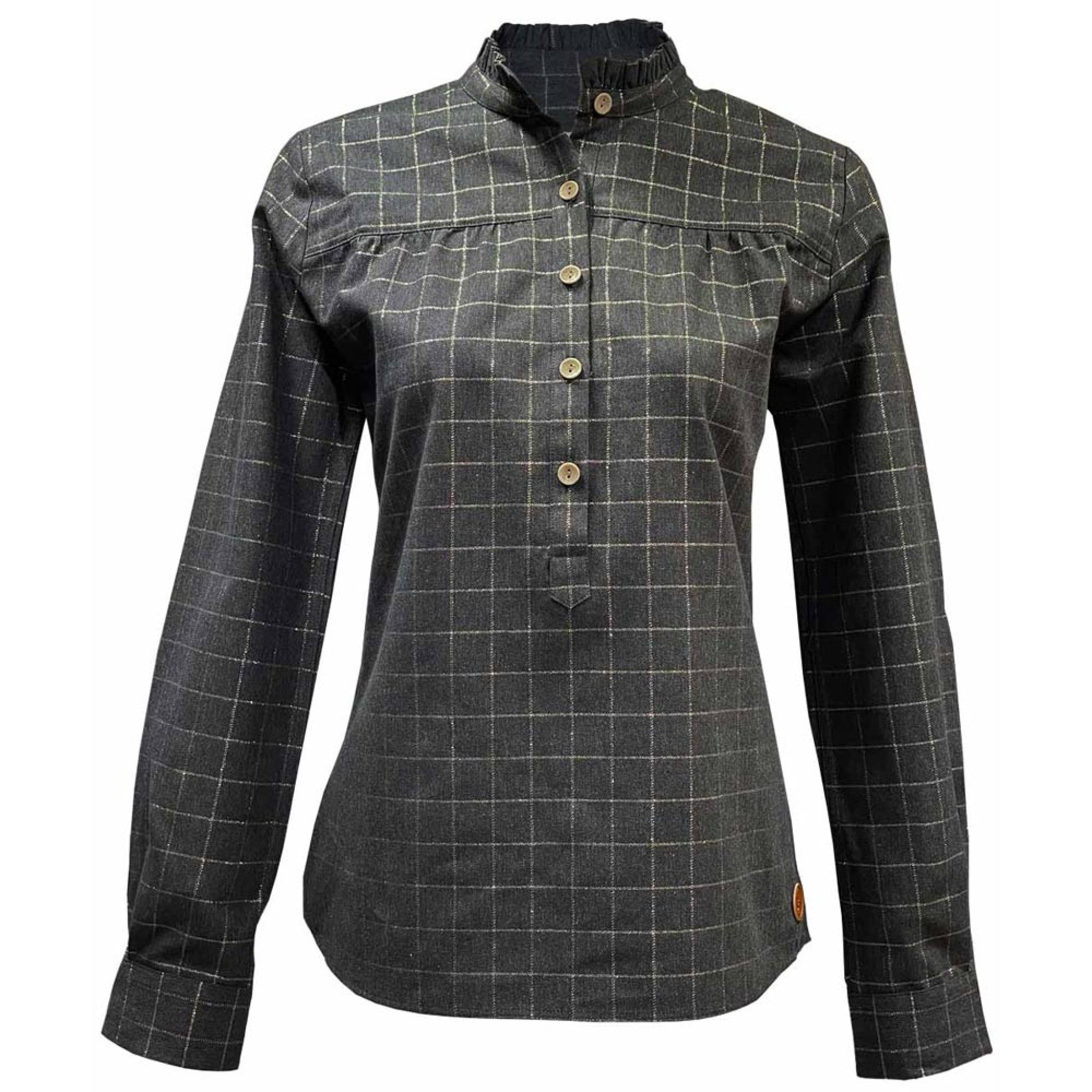 Wiesner Gwand | Bluse NANA-LANGARM Gl - 721/grau-g
