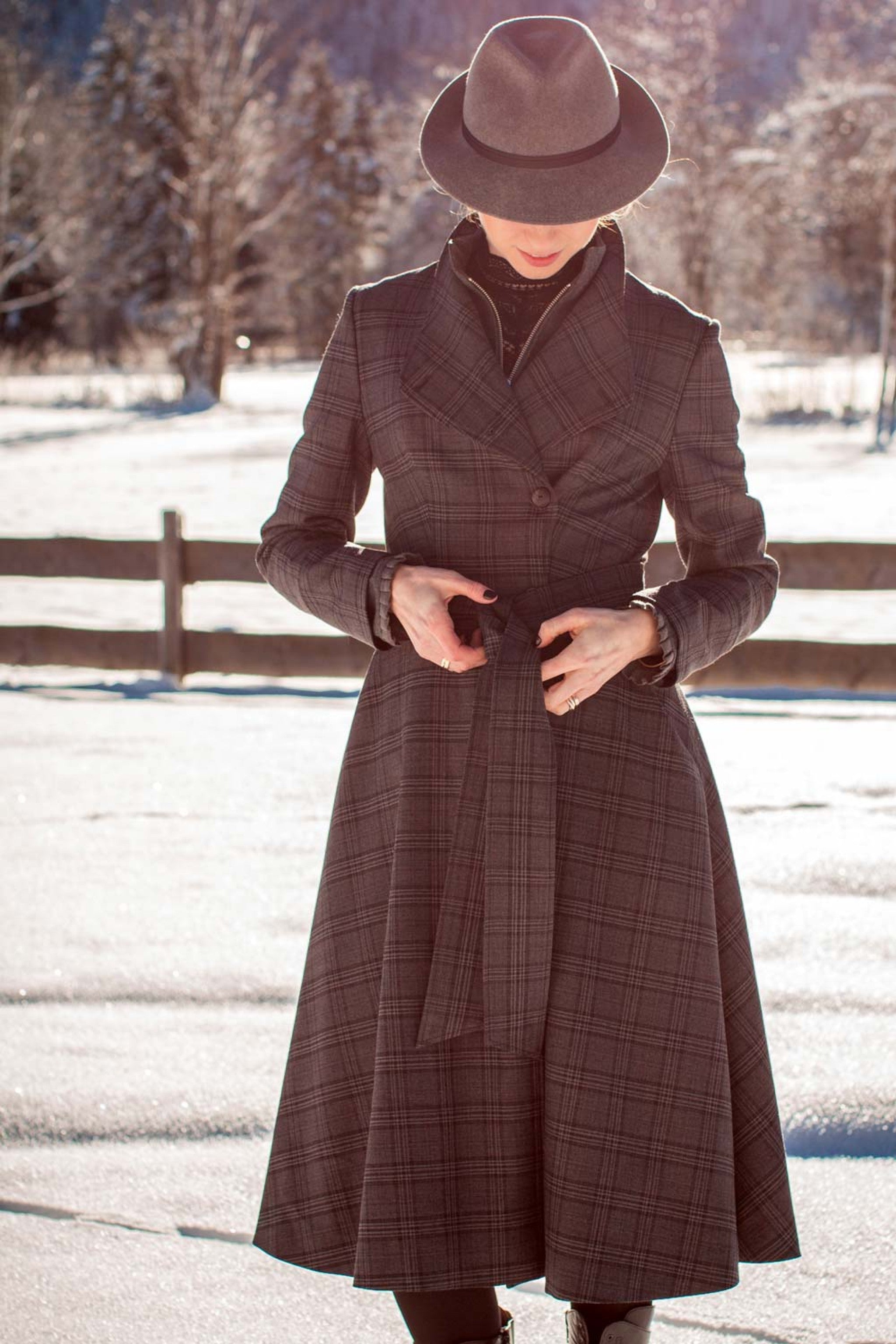 Wiesner Gwand | Damen-Mantel KATHARIN - 722/grau
