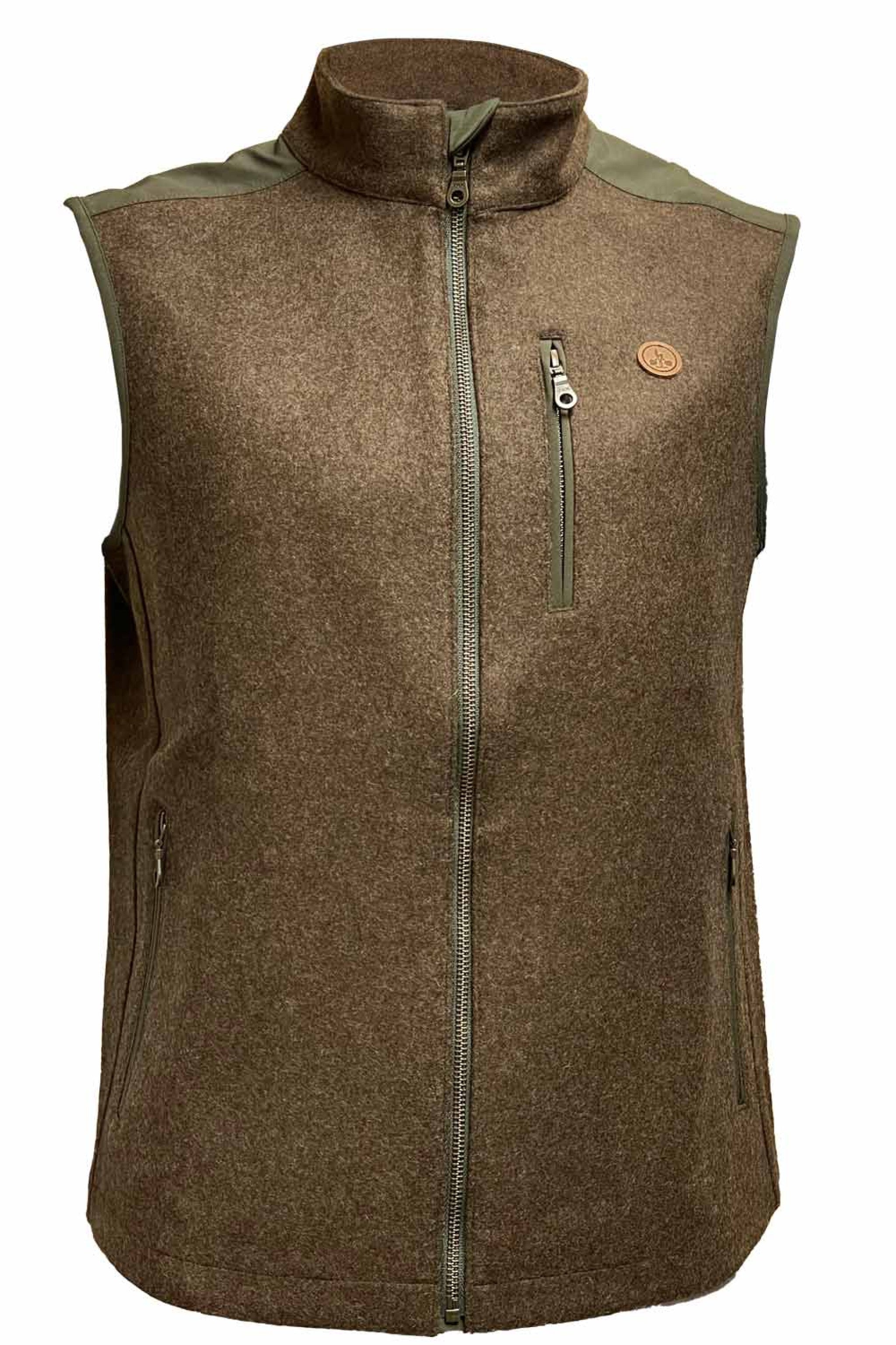 Wiesner Gwand | Loden-Weste MARTIN - 824/beigebrau