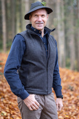 Wiesner Gwand | Loden-Weste HIAS mit - 716/anthraz