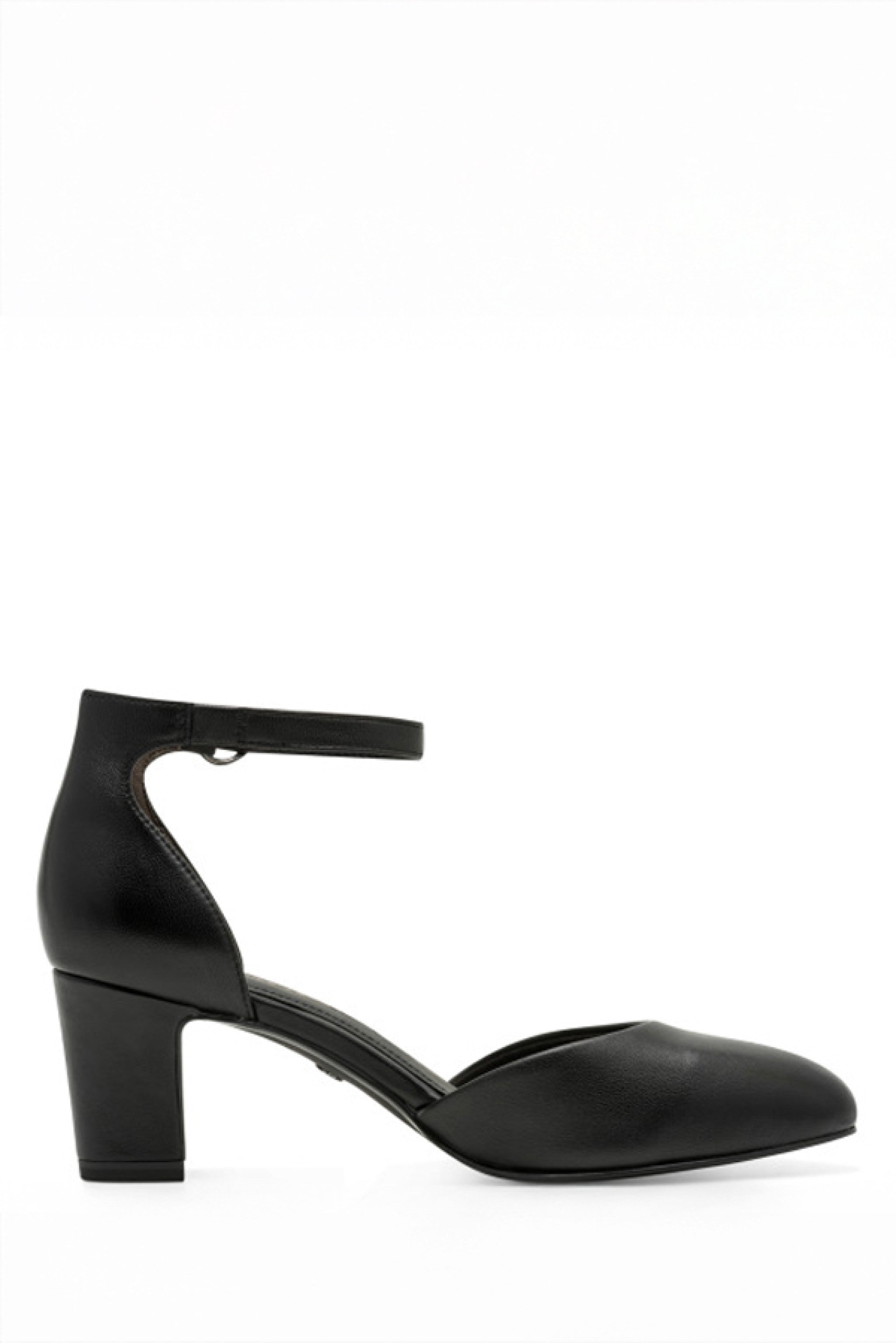 Lederpumps mit Riemchen - 251/nude