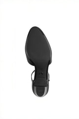 Lederpumps mit Riemchen - 251/nude