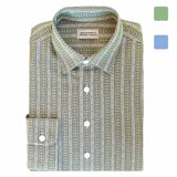 He-Pfoad LK feingestreift mit Rauten - 3/himmelbla
