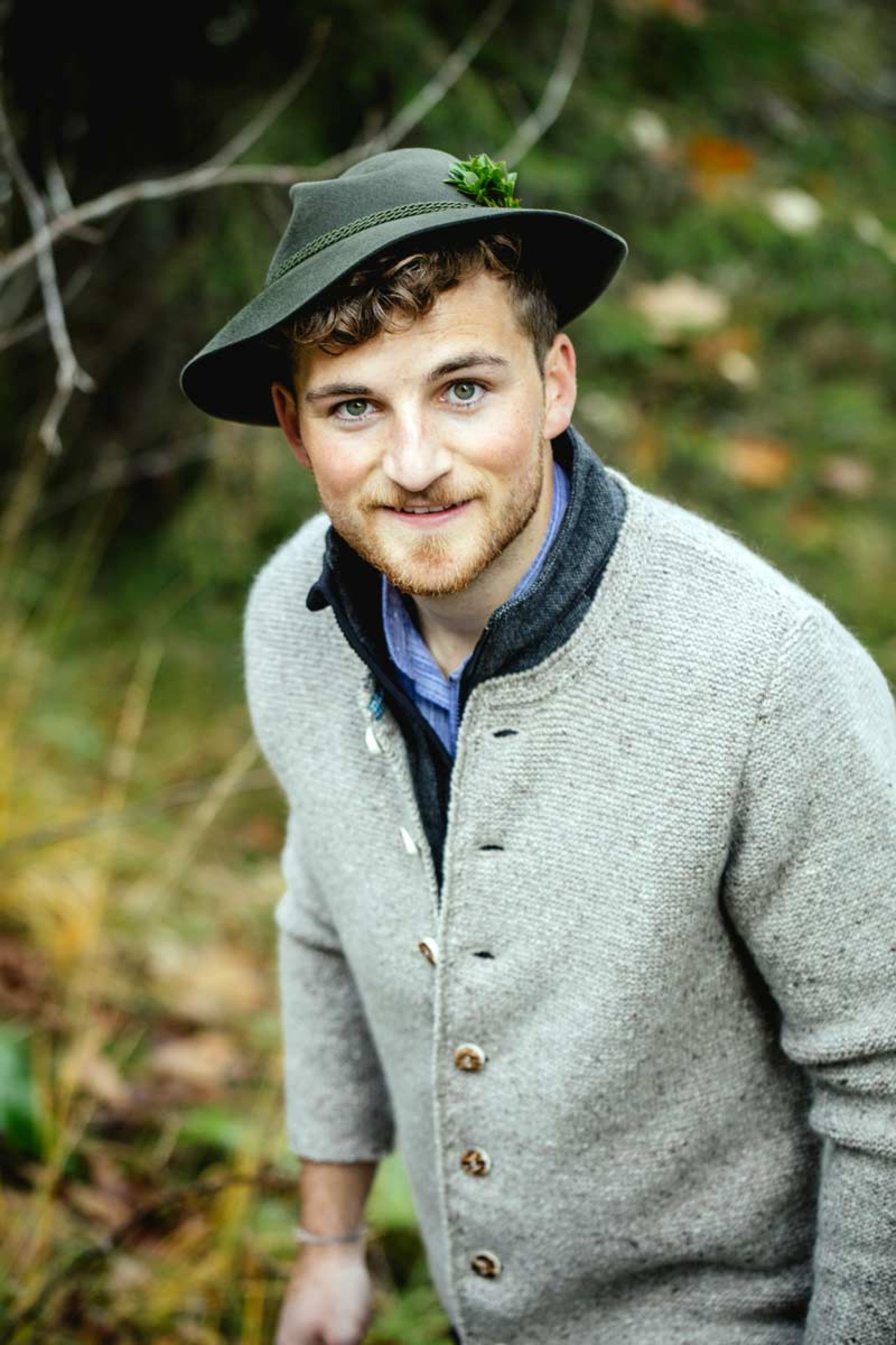Herren-Strickjacke NIKLAS - 2802/stein