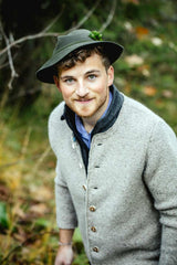 Herren-Strickjacke NIKLAS - 2802/stein