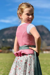 Wiesner Gwand | Kinder-Leinen-Spenzer - 317/rosé