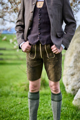 Hirschlederhose UFFING mit Stickerei