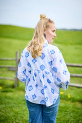 Bluse mit Blumenprints