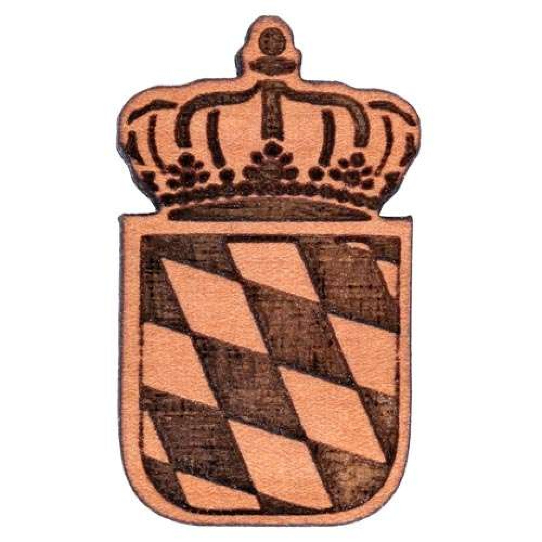 Pin "Bayernwappen verziert" HOLZ