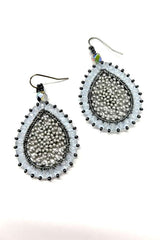 Earring LAGRIMAS DROP (Tropfen klein) - woodrose/w