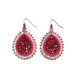 Earring LAGRIMAS DROP (Tropfen klein) - woodrose/w