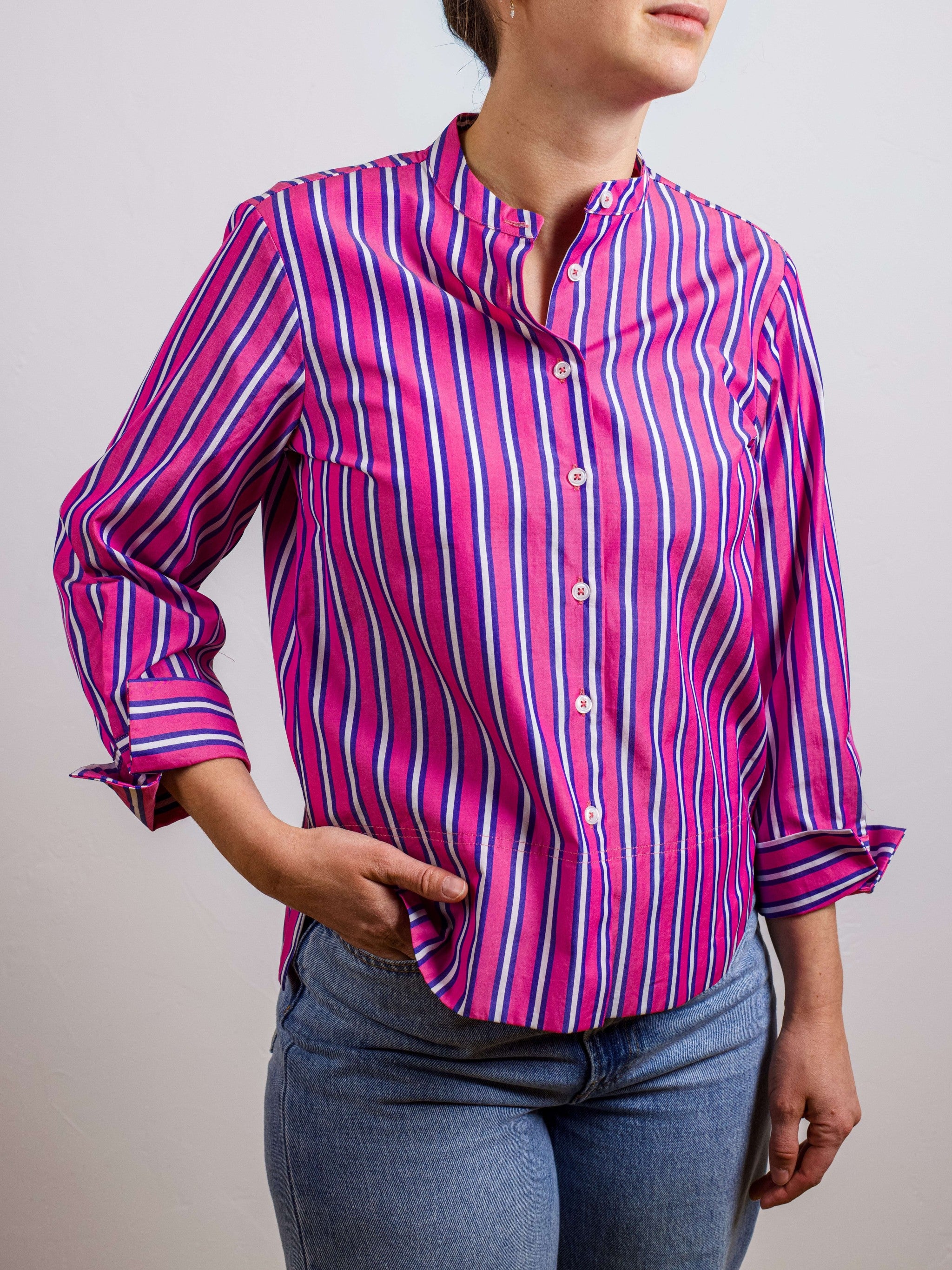 Bluse gestreift
