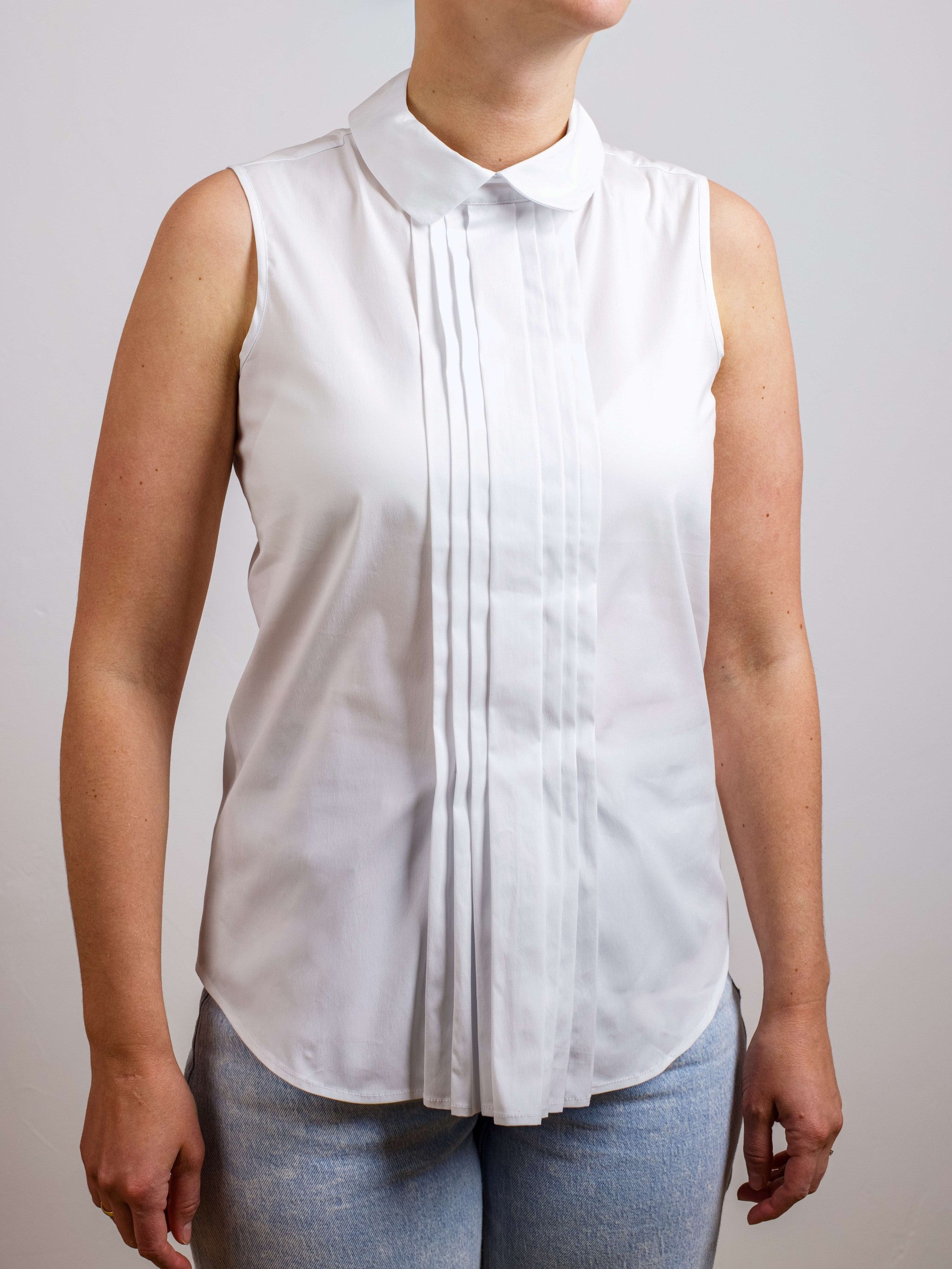 Bluse mit Biesen