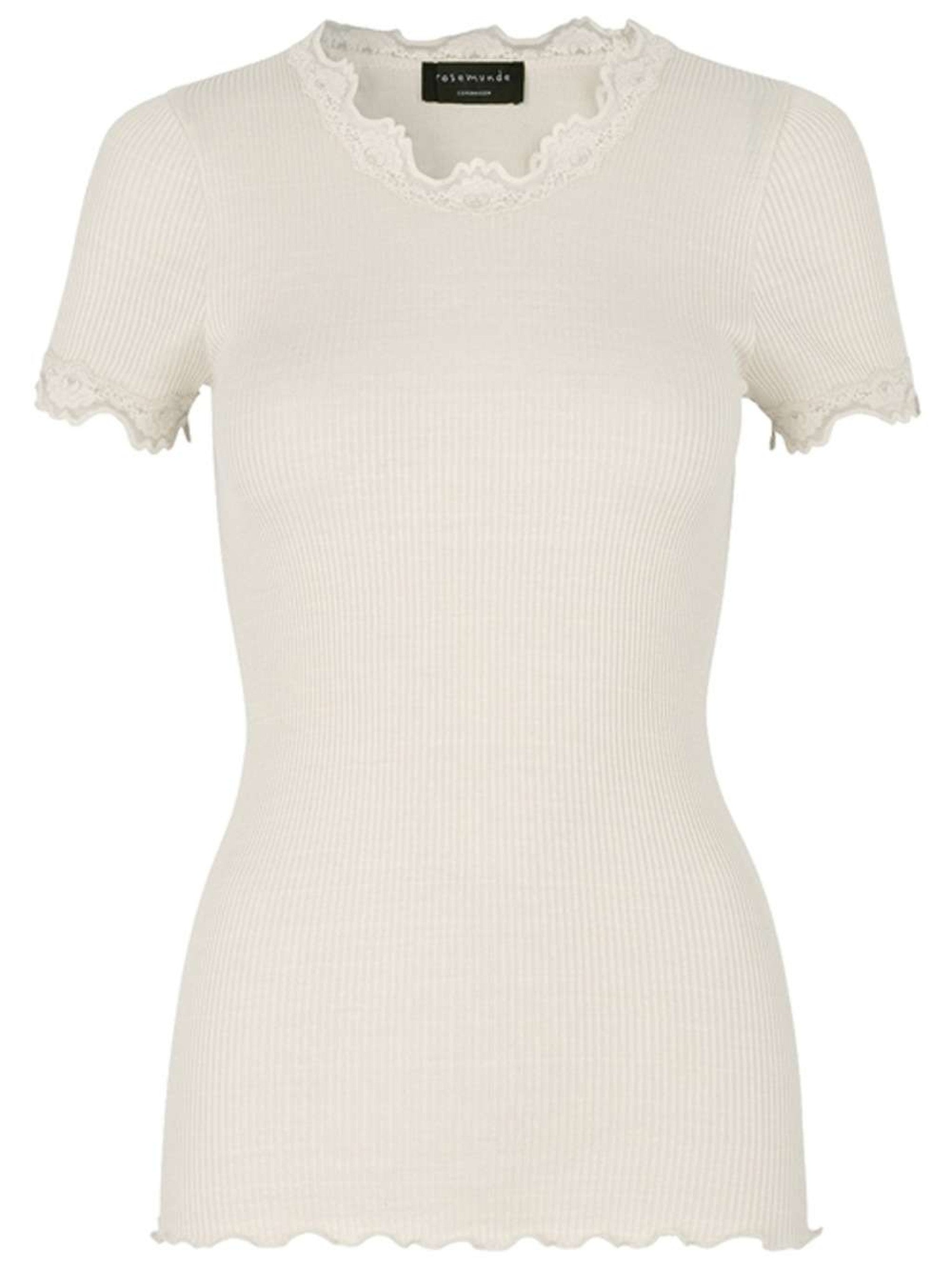 Kurzarm T-Shirt BABETTE - 830/dark sand