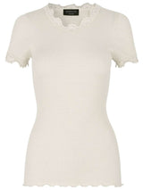 Kurzarm T-Shirt BABETTE - 830/dark sand