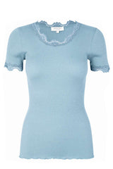 Kurzarm T-Shirt BABETTE - 830/dark sand