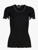 Kurzarm T-Shirt BABETTE - 830/dark sand