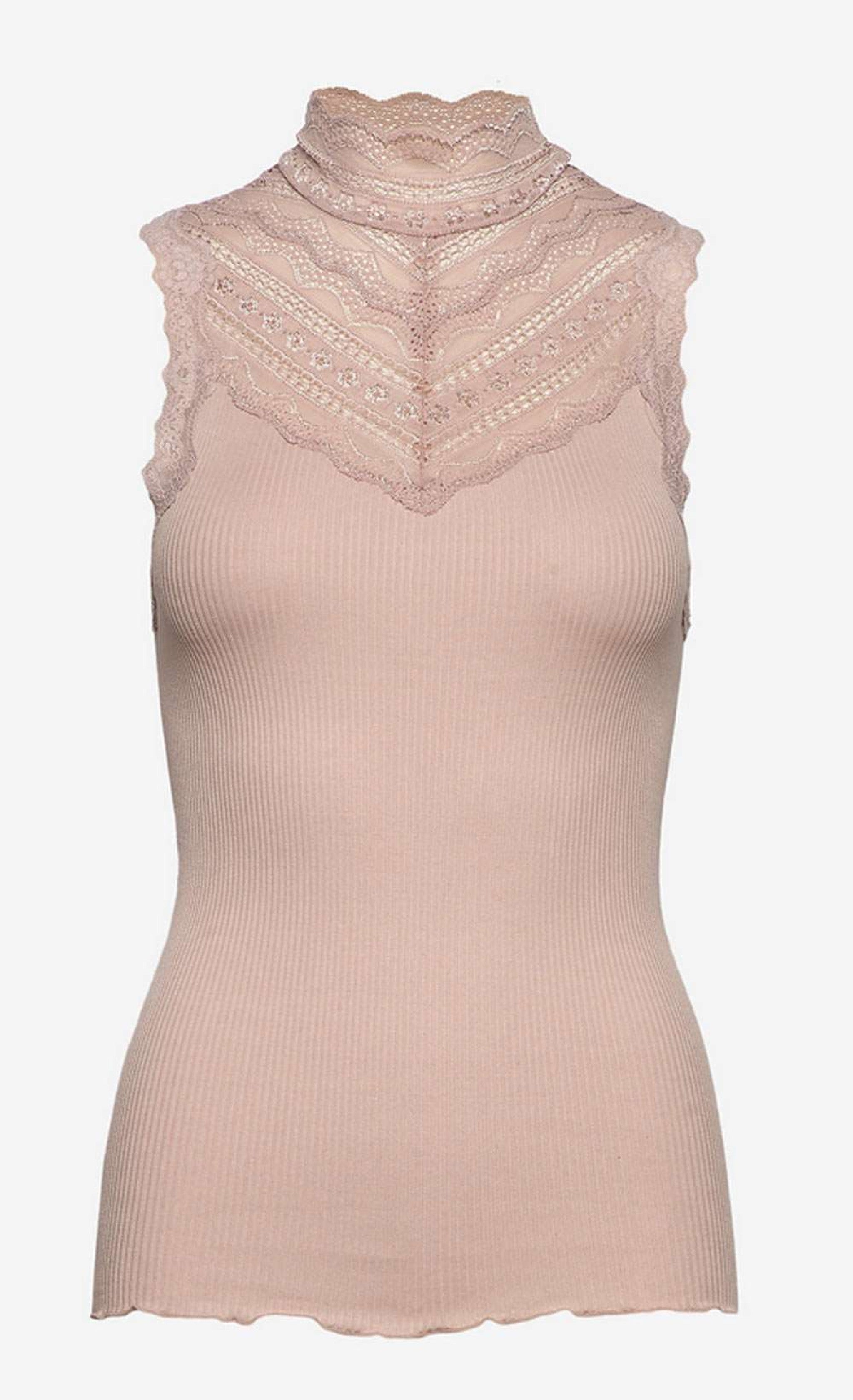 Spitzentop BENITA hochgeschlossen