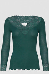 Langarmshirt BERNADINE V-Ausschnitt