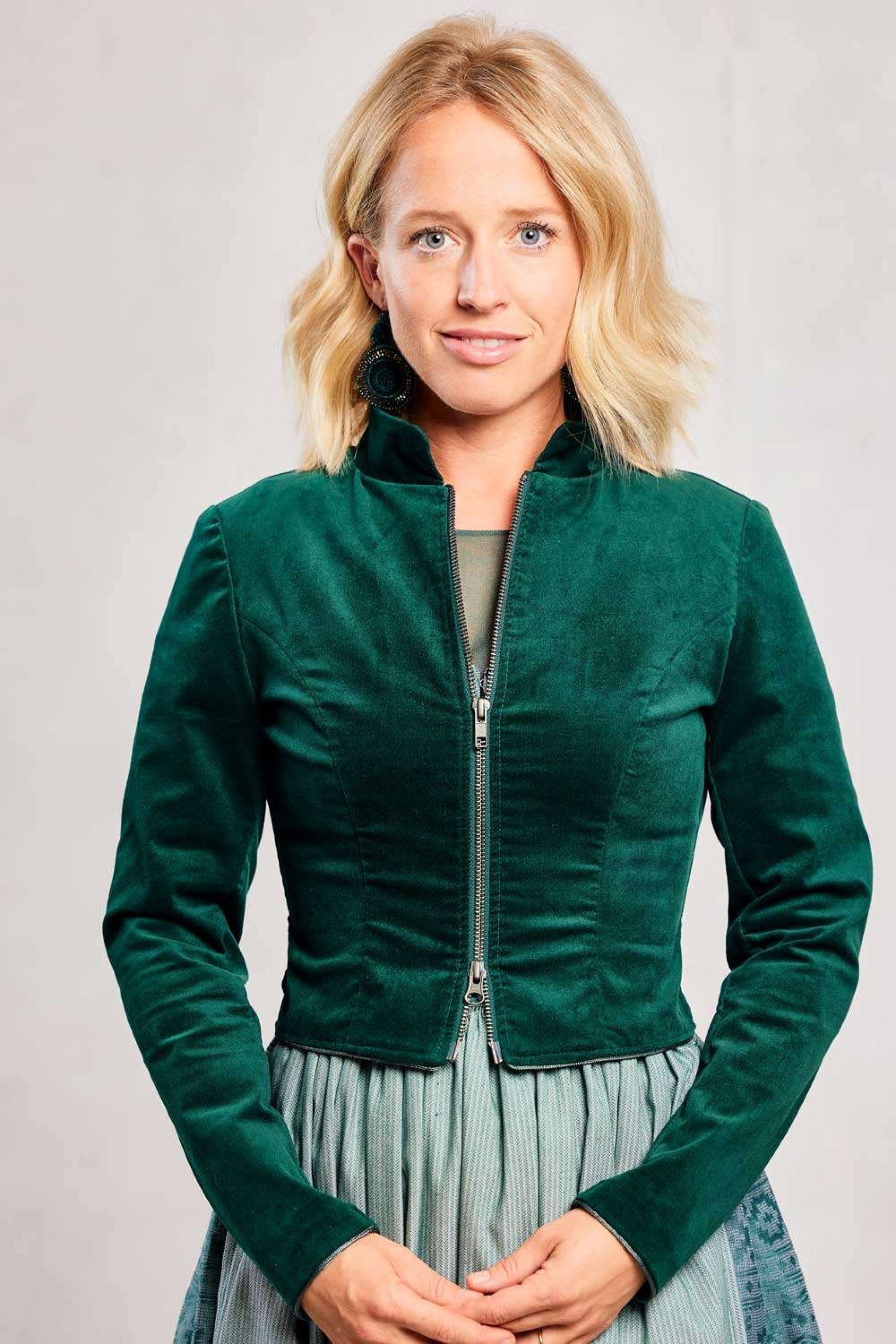 BellaSusi Jacke LENA KURZ Samt