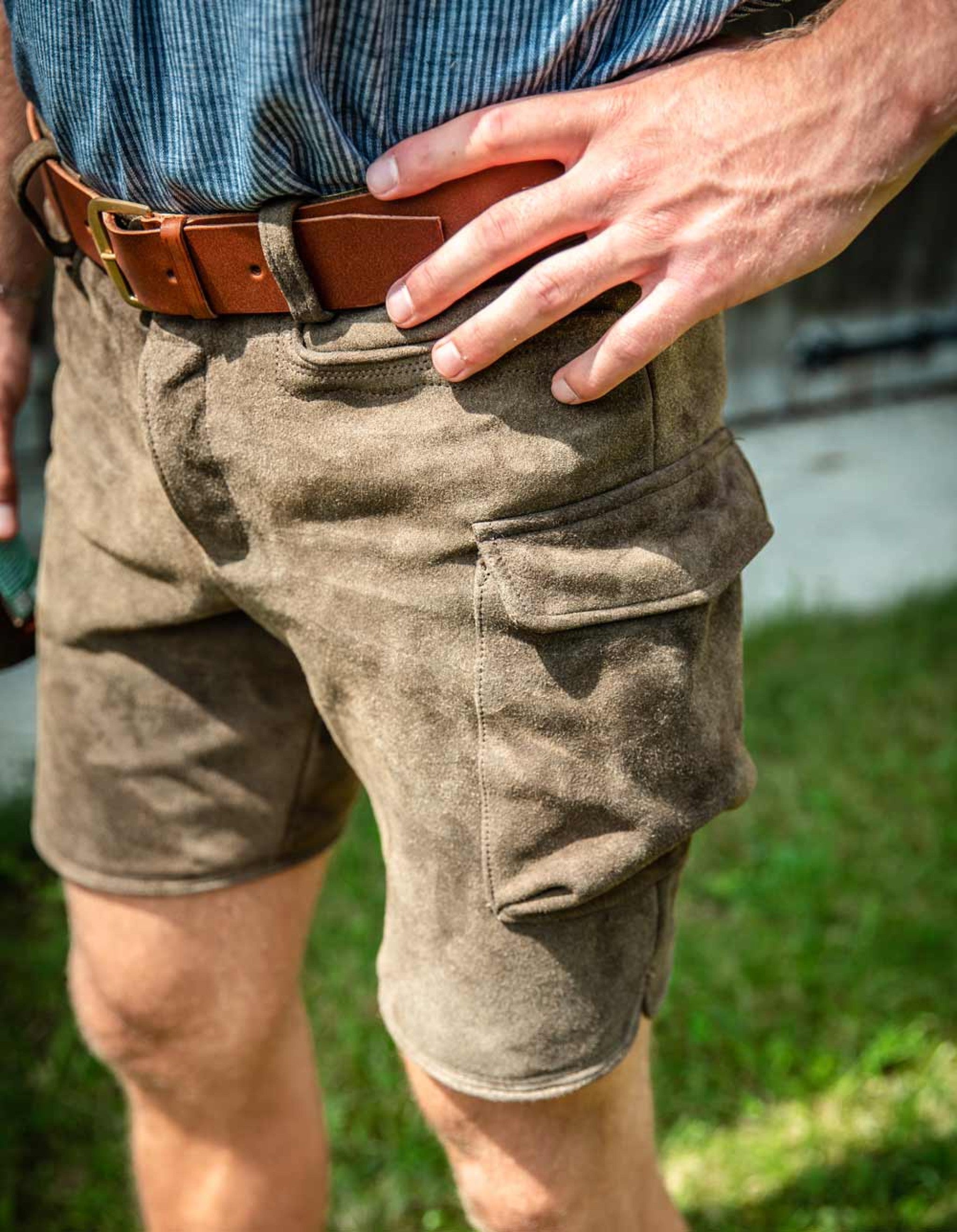 Arbeits- und Freizeit Lederhose