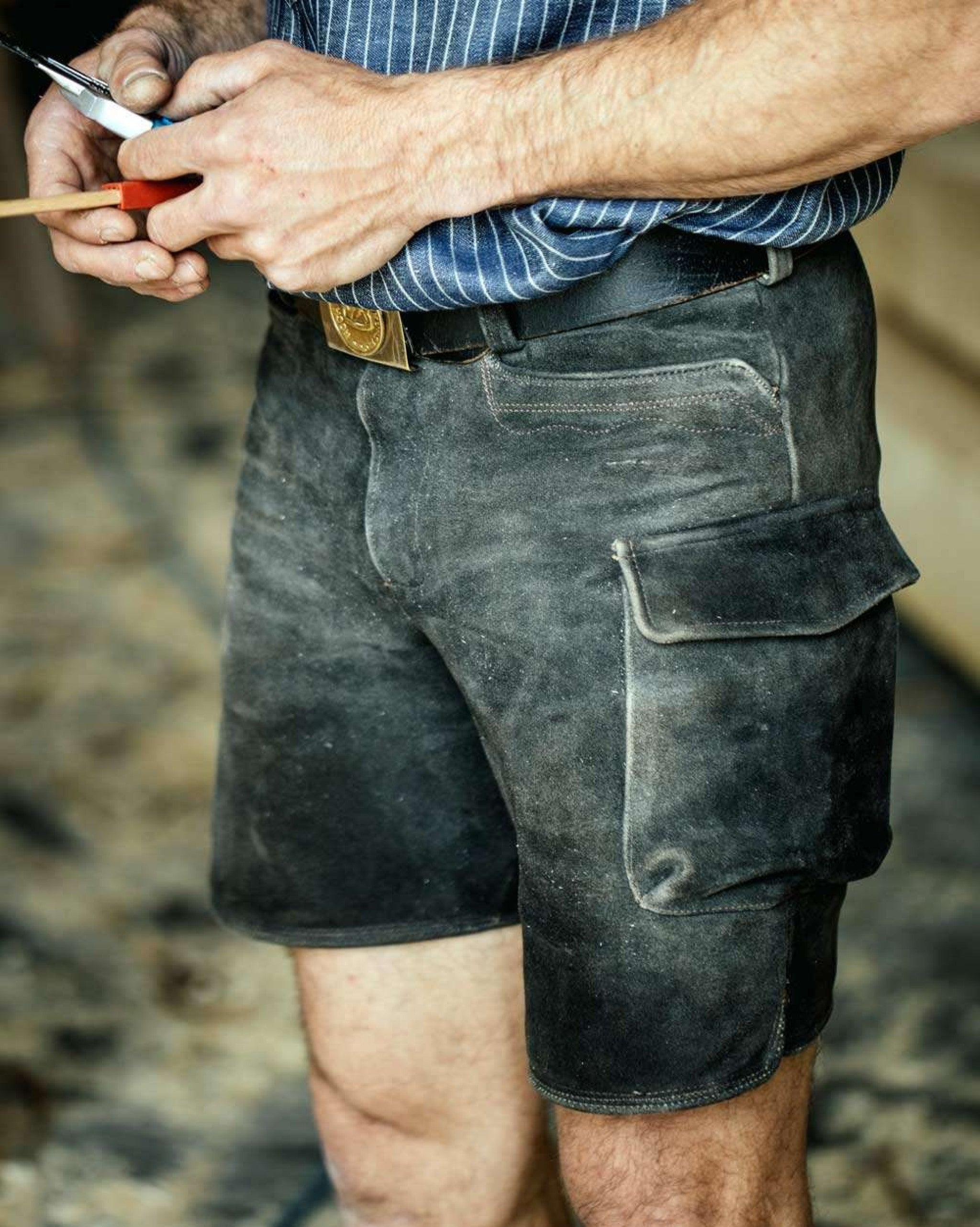 Arbeits- und Freizeit Lederhose