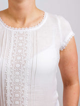 Blusenshirt mit Rundhalsausschnitt