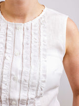Damenbluse mit Rüschendetails