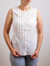 Damenbluse mit Rüschendetails