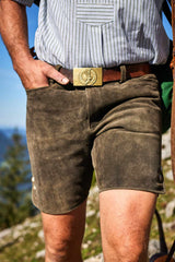 Lederhose LENZI | Wildbockleder - ./ahorn