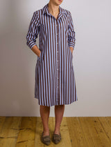 Blusenkleid gestreift
