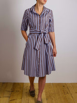 Blusenkleid gestreift
