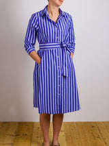 Blusenkleid gestreift