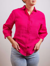 Bluse mit Blumenmuster am Ärmel