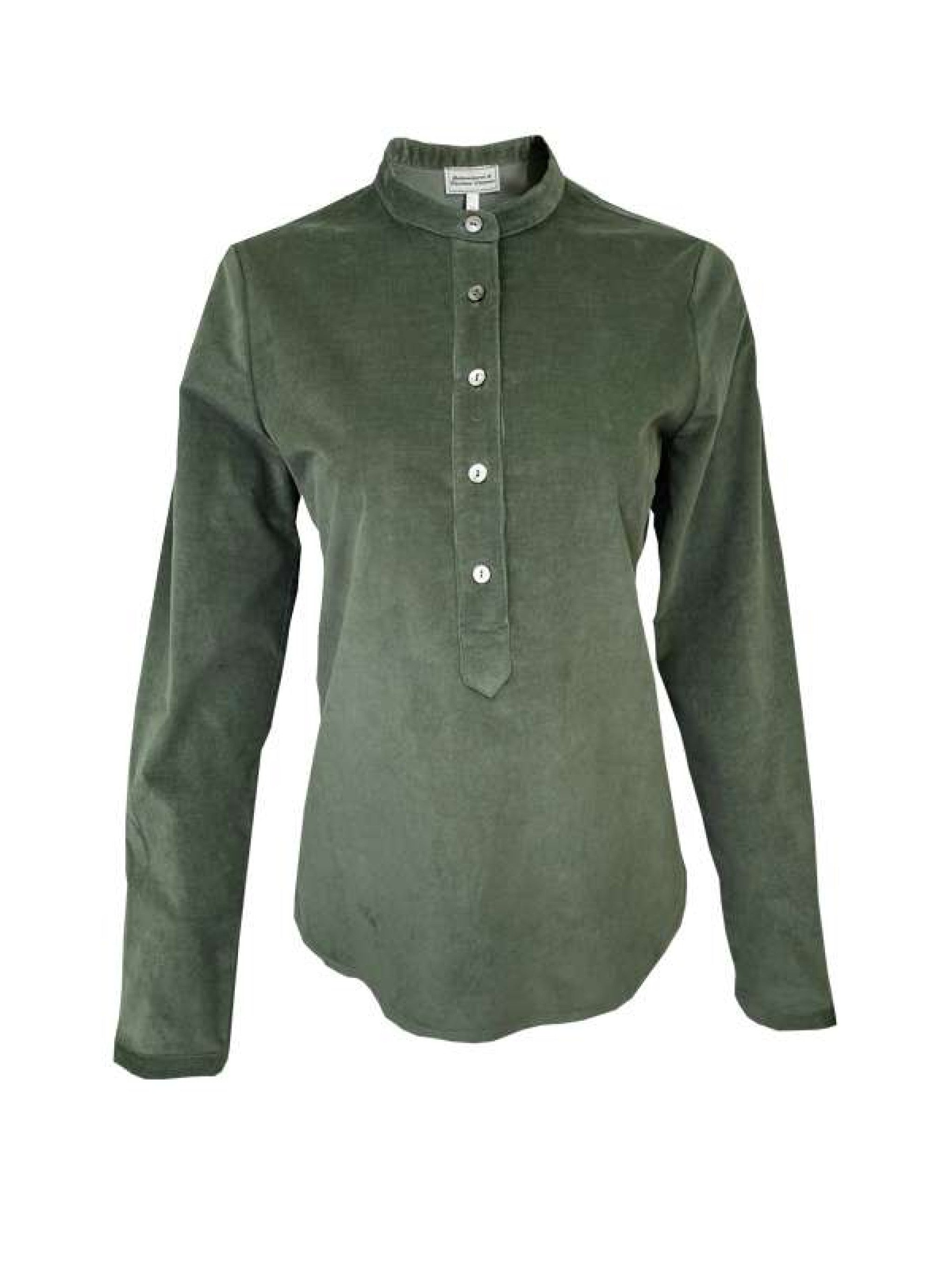 Pfoadbluse auf Feincord