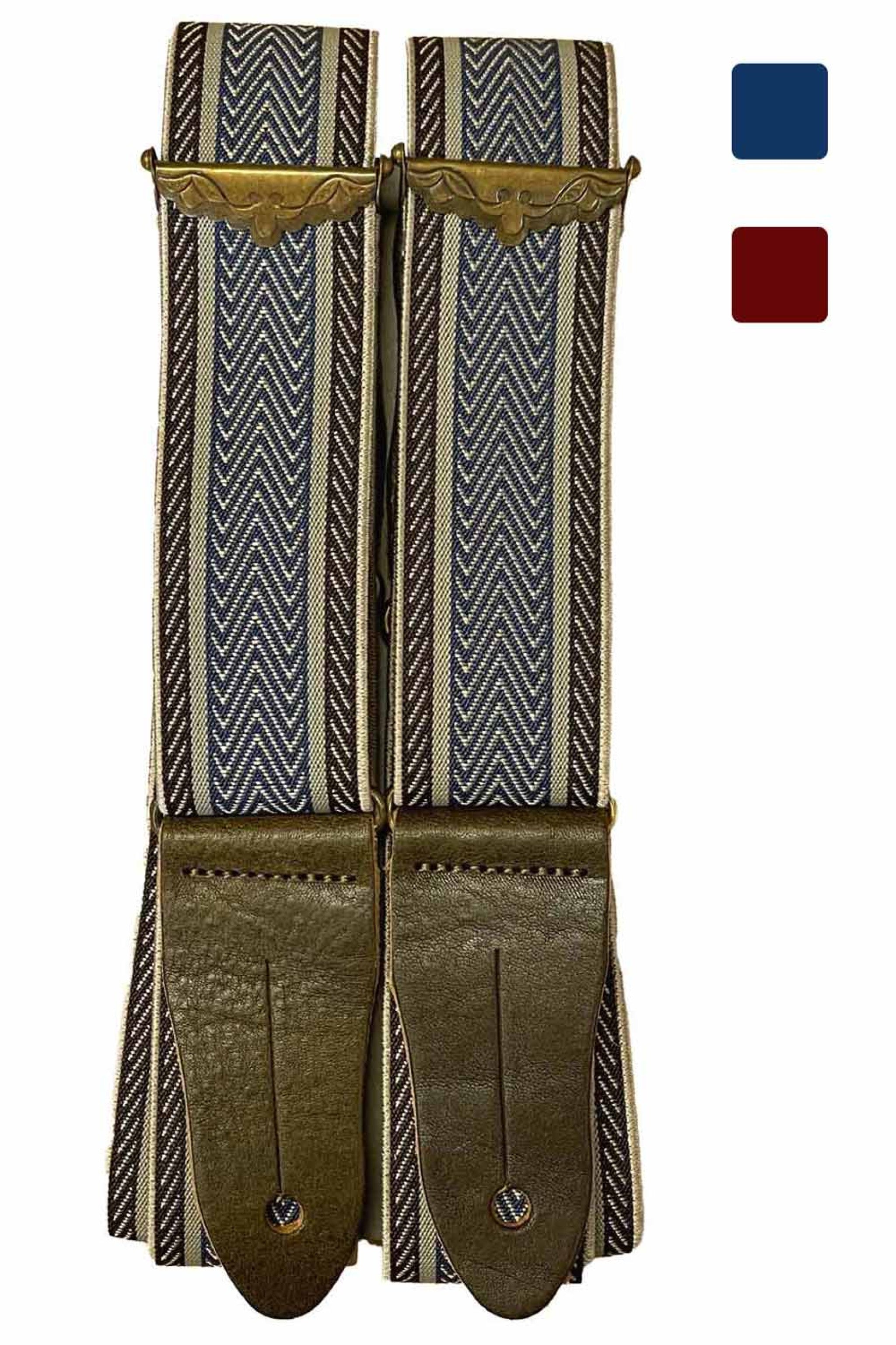 Gummi-Hosenträger für Lederhose