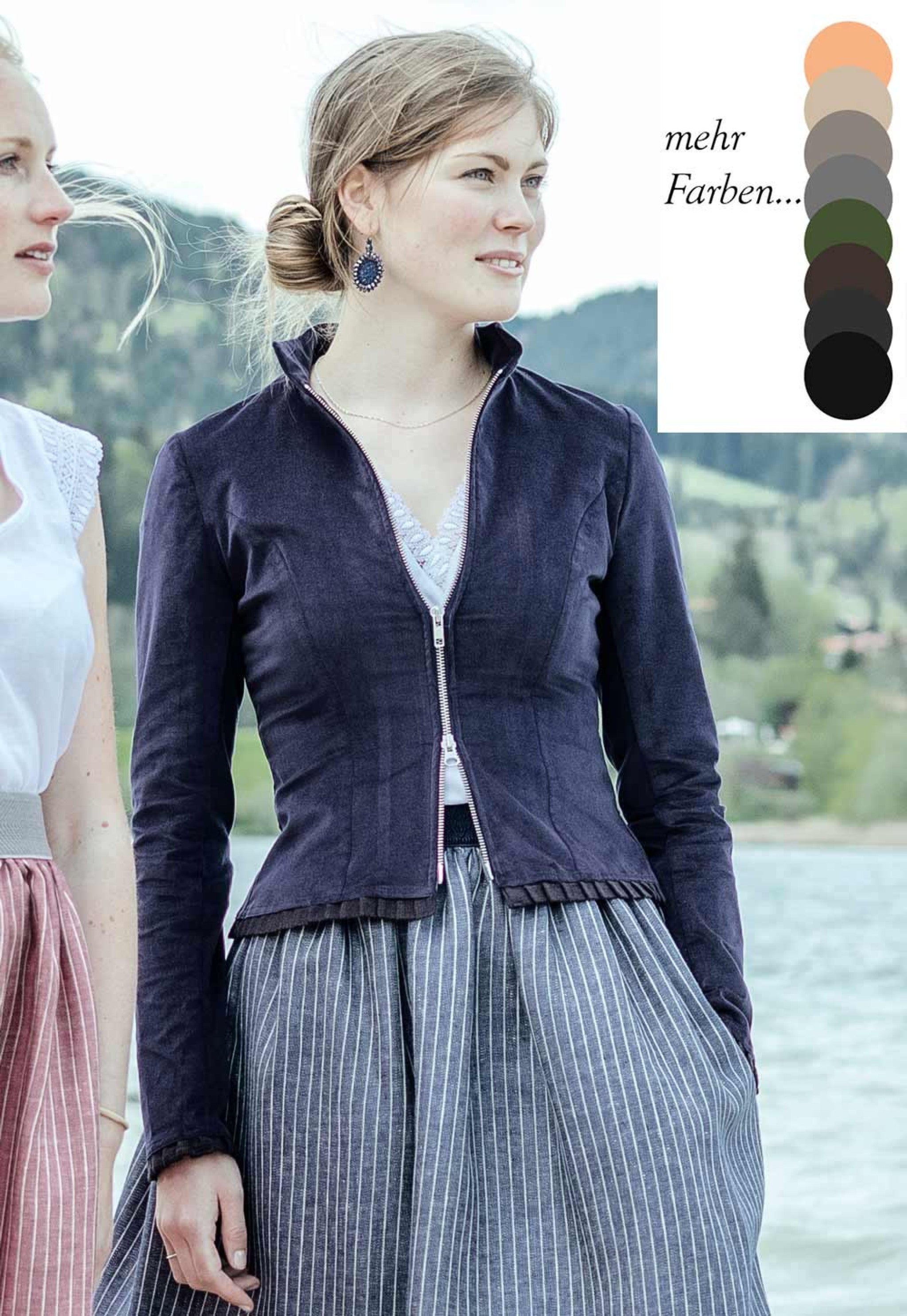 BellaSusi Jacke LENA Cord mit Rüsche
