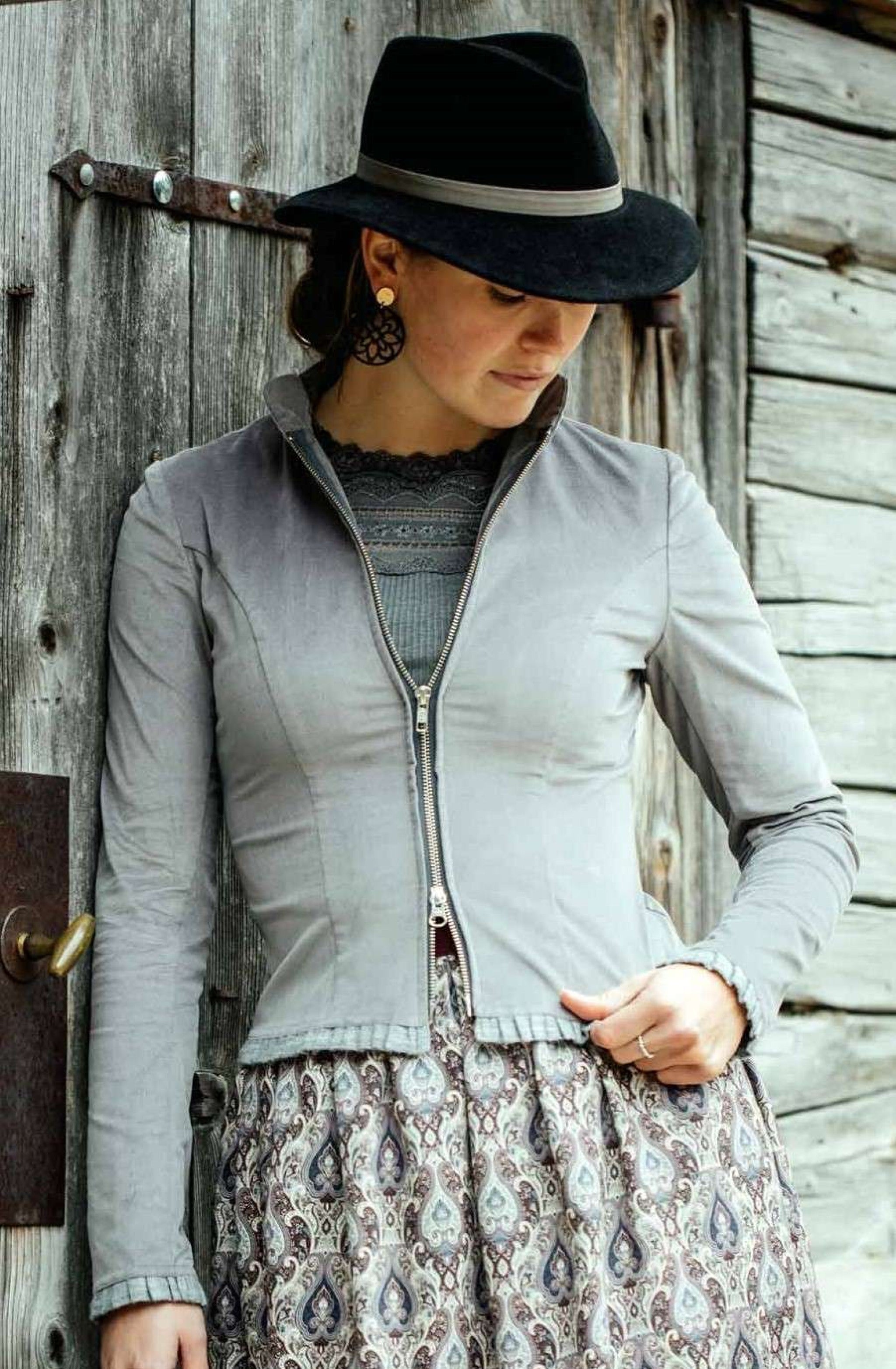 BellaSusi Jacke LENA Cord mit Rüsche