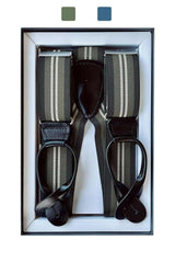 Hosenträger Stretch 36mm mit Rollzug - 04/Leder 01