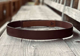 Ledergürtel für Messingschließen 40mm
