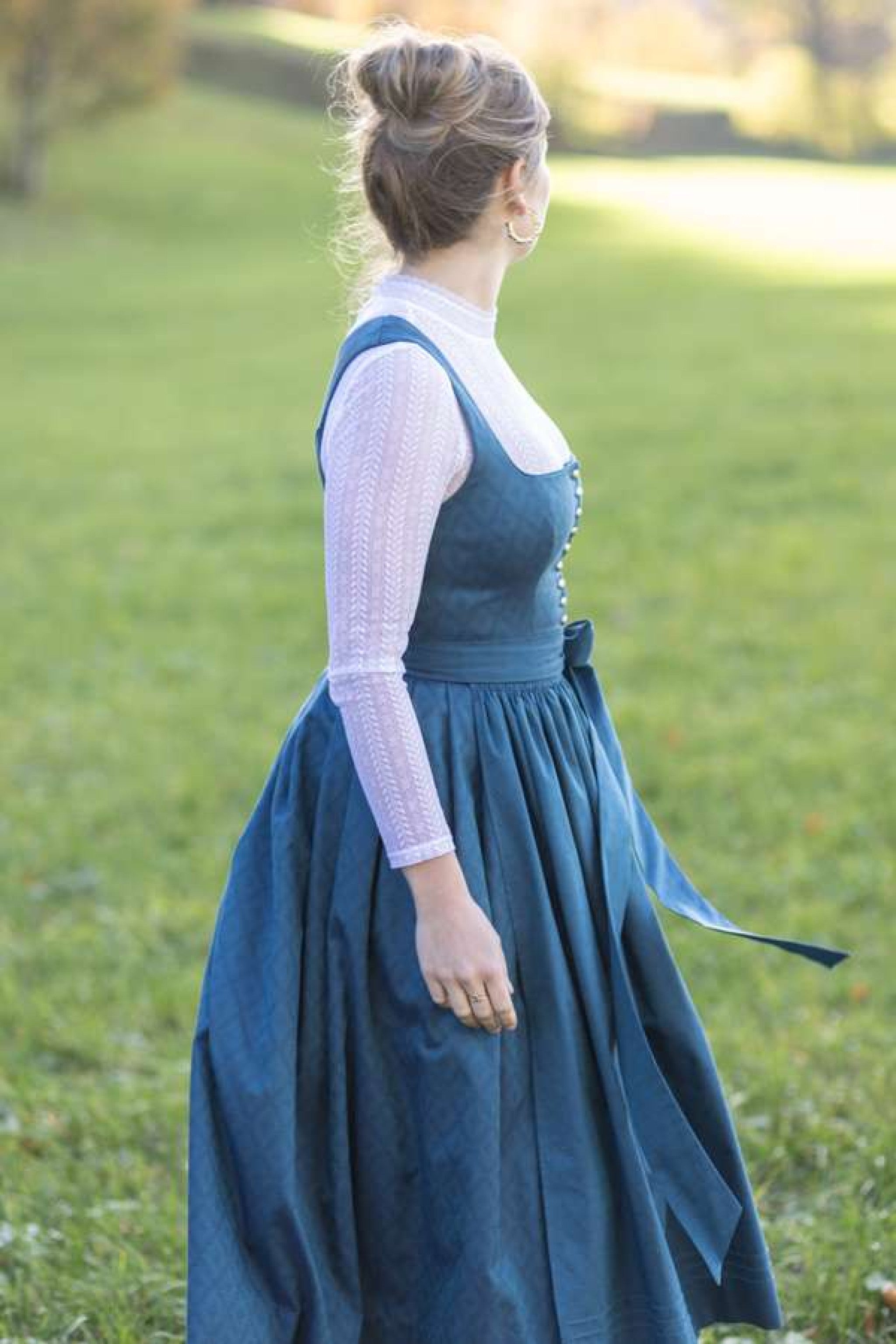 Handgmacht | Dirndl FANNY mit Rauten