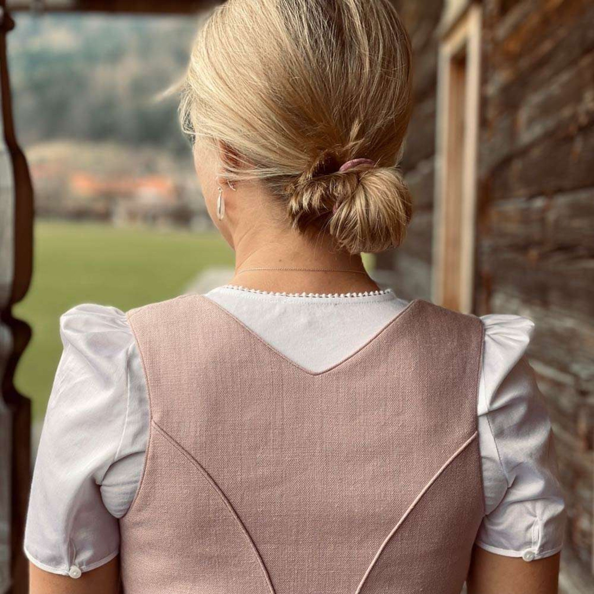 Dirndlbluse PALINA Kurzarm