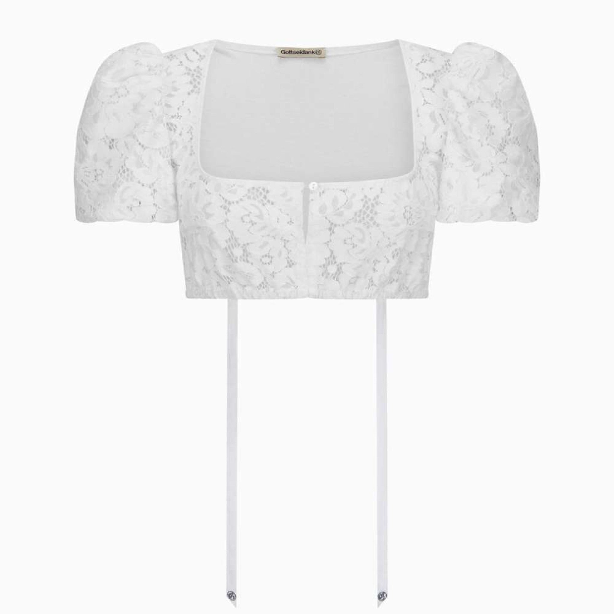 Spitzen-Dirndlbluse IRMA mit Puffarm